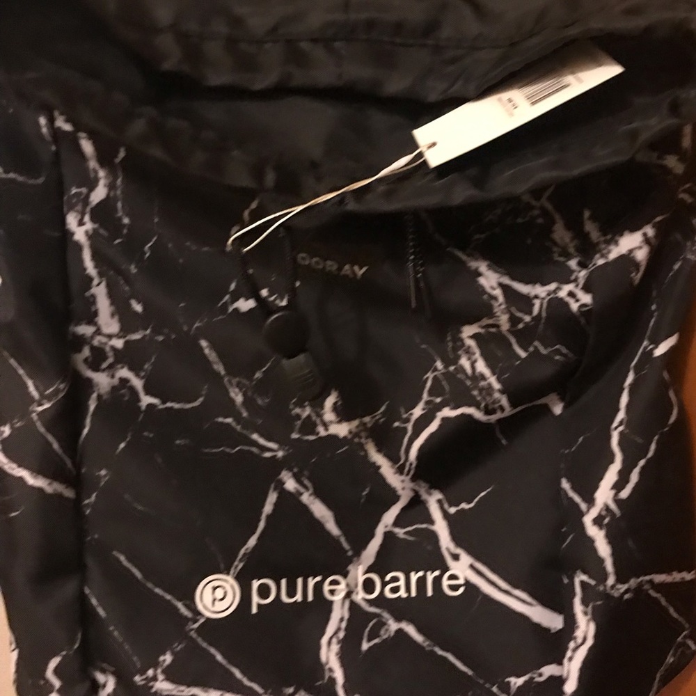 NWT Pure Barre drawstring backpack